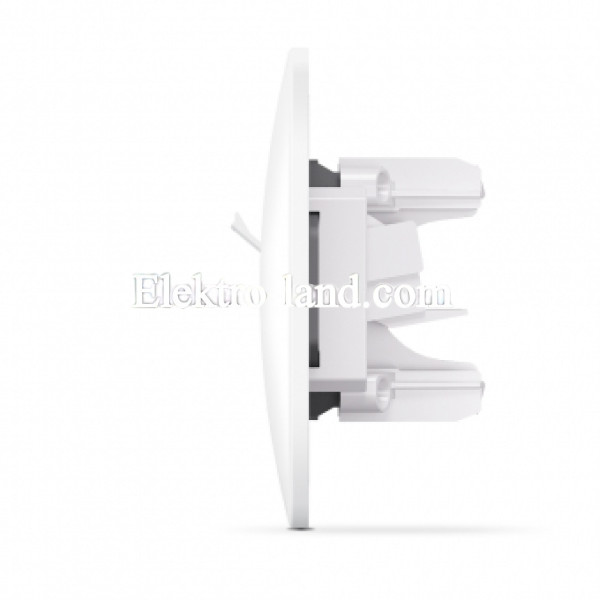 Розетка CAT6 одинарная компьютерная белая Videx Binera 